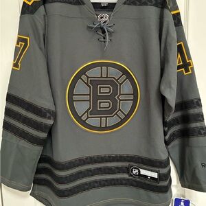 Boston Bruins Gray Hockey Jersey
